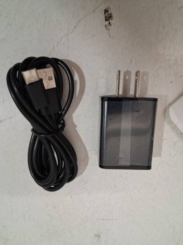 high quality usb-c charging cable with adapter - 5ft - black image 2