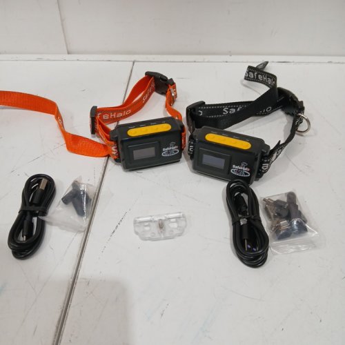 2pk safehalo gps electric wireless dog Fence System - 65ft - 9840 ft/ 12"-28" - black/orange (model: h09) image 7