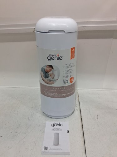 DIAPER GENIE ESSENCE PAIL DIAPER PAIL SYSTEM WITH EASY ROLL REFILL - 24" - WHITE (MODEL: I000908) image 3