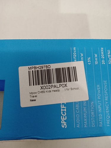 Kid's MPOW Wired Foldable Headphones with Volume Control - Blue (Model: BH297B) image 3