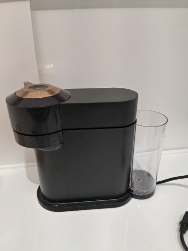 NESPRESSO BY delonghi VERTUO NEXT PREMIUM single serve COFFEE & ESPRESSO MACHINE with wifi/bluetooth connection -- white/black (MODEL: env120w / gdv1) image 9