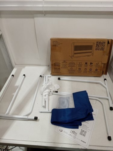 DREAM ON ME LIGHTWEIGHT DELUXE SECURITY BED RAIL - 33" x 23" x 14" - navy (MODEL: 419-nvy) image 2