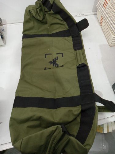 Elite Sports Workout Sandbag with Strategic Handle Placement *Unfilled* - 50-75LB - GREEN/BLACK image 3
