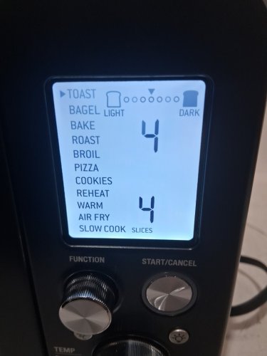 BREVILLE THE SMART OVEN AIR FRYER PRO CONVECTION TOASTER OVEN - Black TRUFFLE (MODEL: BOV860BTRUSC) image 4