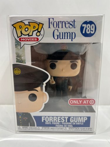 Funko pop! **only at target** movies: Forrest Gump - Forrest Gump bobble head (#789) **plastic protector cover** image 2