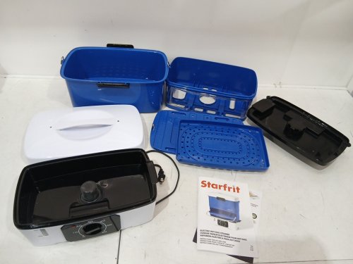 STARFRIT ELECTRIC HOT-DOG STEAMER - holds 12 hotdogs - blue (model: 024730) image 3