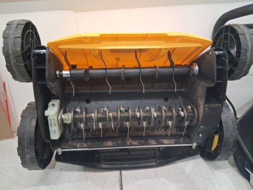 Cordless Lawn Dethatcher and Scarifier - Compatible with Dewalt 20V Battery - 15" Electric Brushless Dethatcher  - YELLOW/BLACK(MODEL: mfscr01) image 3