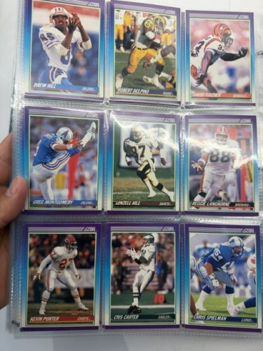 400+ APPROX ASSSTD 1990 SCORE NFL FOOTBALL CARDS image 11
