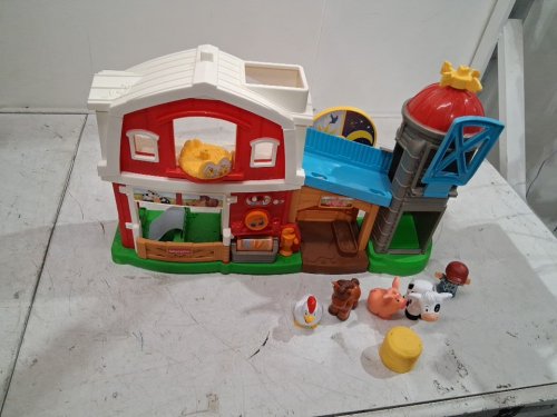 FISHER-PRICE LITTLE PEOPLE TODDLER TOY CARING FUN ANIMAL FARM PLAYSET - AGES 1+ - MULTICOLOR (MODEL: JNB87-9564) image 2