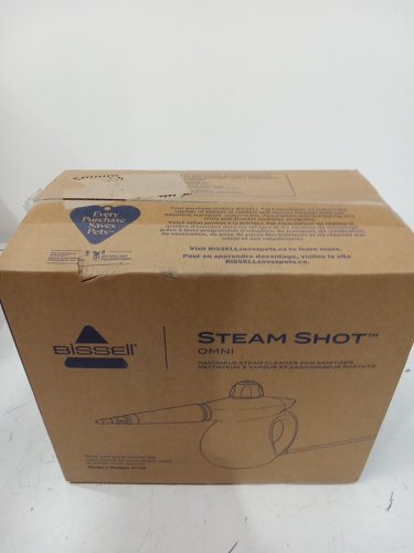 BISSELL Steam Shot Omni Handheld Hard Surface Steam Cleaner with accessories -  black (model: 4171b) image 2