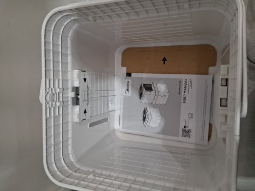 Midea cube smart wifi dehumidifier, compatible with alexa - 50 pint - 4,500 sq. ft - white (model: mad50s1qwt-A) image 10