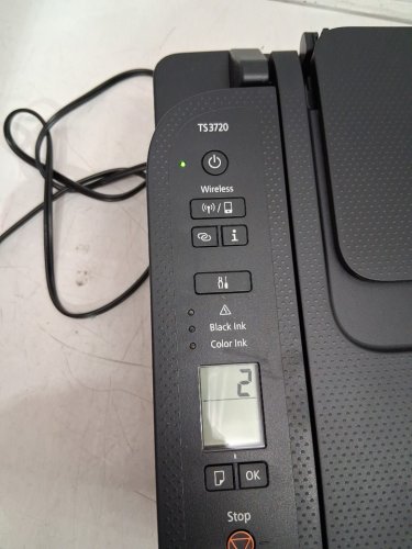 CANON PIXMA TS3720 WIRELESS ALL-IN-ONE COLOUR PRINTER - black (model: k10617) image 4