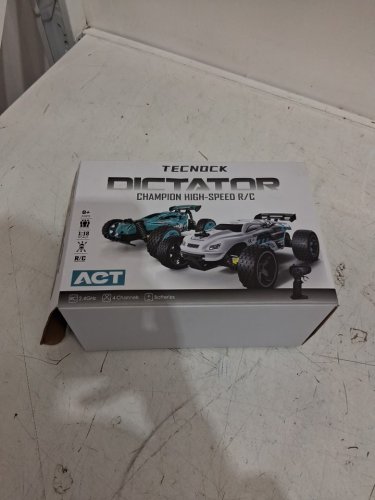 tecnock remote control rc racing car - black/blue image 2