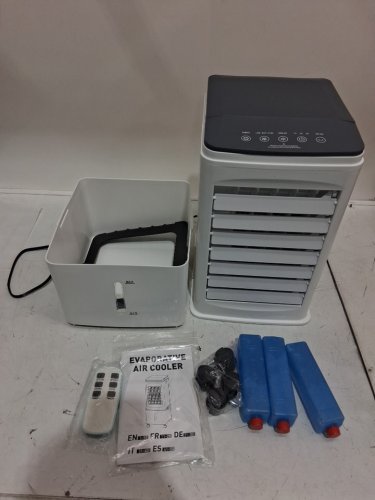portable air conditioner cooler fan with exhaust hose - 9.5l - white (model: bw-102yf) image 3