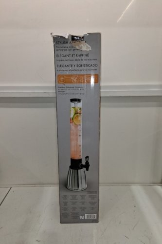MESA BEVERAGE TOWER DRINK DISPENSER - 2.6L - CLEAR (MODEL: 1981256) image 4