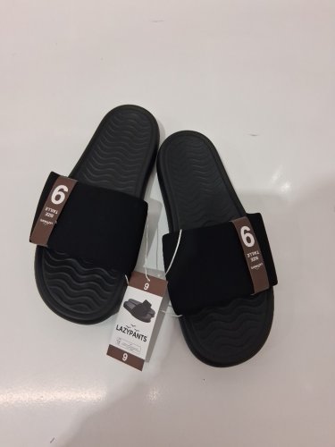 Women's Lazypants Slides Sandals - Size 9 - Black (model:2864409) image 2