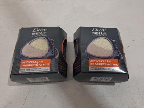 2 DOVE MEN+CARE ACTIVE CLEAN DUAL SIDED SHOWER TOOL image 3