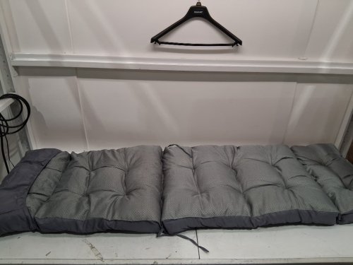 outdoor Chaise lounge cushion - 48" - grey image 4