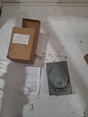 generator power inlet box - 3 prong - 50A - (model: rm50pb-22) image 4