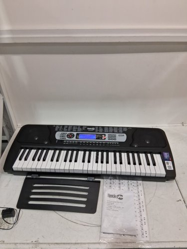 RockJam 54-Key Portable Electronic Keyboard with Interactive LCD Screen - BLACK (MODEL: RJ654) image 4