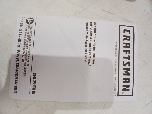 CRAFTSMAN 20V MAX Pole Cordless Hedge Trimmer - 18" - red (model: CMCPHT818D1) image 9