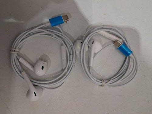 2PK USB-C WIRED EARBUDS - WHITE image 3