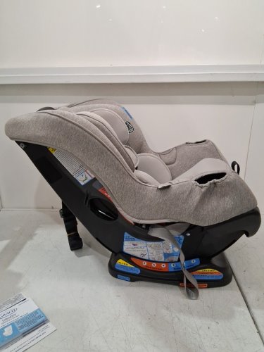 graco Extend2Fit Convertible Car Seat - 4-65lb capacity - ashten grey (model: 2235796) image 4