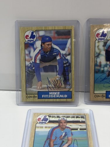 13 ASSTD 1987 SIGNED O-PEE-CHEE EXPO BASEBALL CARDS image 14