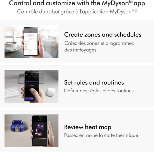 Dyson 360 Vis Nav Robot Vacuum - GREY/INDIGO - (Model: RB03) image 5