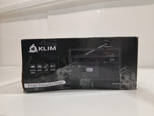KLIM Portable Cassette Player, Tape Recorder and Boombox with AM/FM Radio, USB, Bluetooth, Speaker, and Earphone Jack - Black image 4