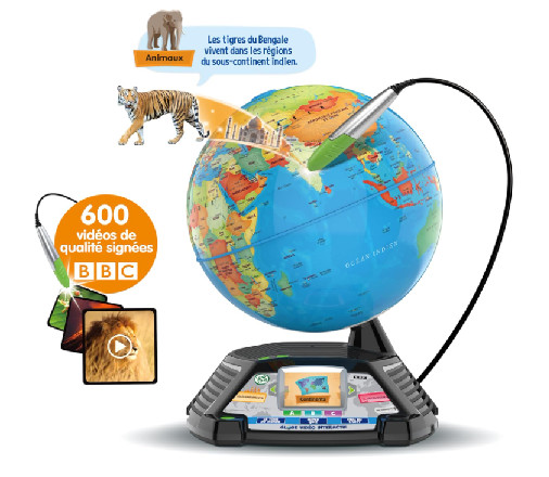 leapfrog magic globe adventures - french version - multi-colour (model: ‎80-605406) image 2