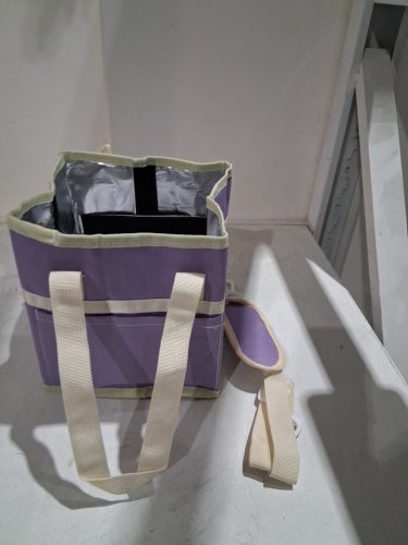 SNAPPSY insulated 4-compartment drink caddy bag - 6L -lilac/white image 3