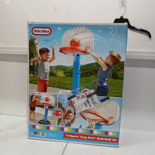 Little Tikes TotSports Easy Score Basketball set adjustable height - 2.5ft to 4ft - Multicolour (model: 612329M81) image 2