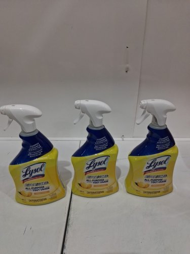 3pk Lysol Advanced All Purpose Cleaner - 946ml - lemon scented image 3