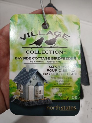North States bayside cottage birdfeeder - holds 5lb of seed - Multicolor image 4