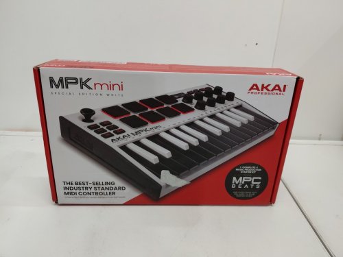 Akai MPK Mini Mk3 Portable USB MIDI Keyboard Controller - White (MODEL: MPKMINI3W) image 4