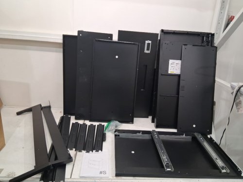 2-Drawer Lateral file Cabinet - black (model: DBUSKK26008B0 image 4