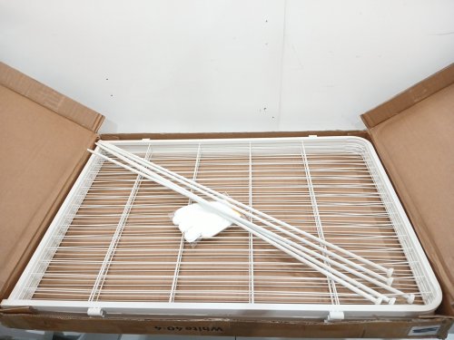 4 Panel Metal Fence - 40" - White image 3