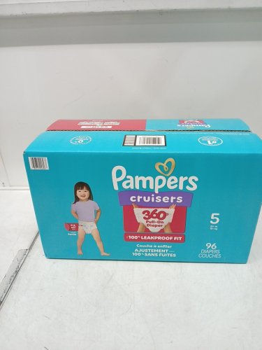 96PK PAMPERS PULL ON CRUISERS 360° 100% leakproof fit DISPOSABLE BABY DIAPERS - SIZE 5 (27LBS+) image 2