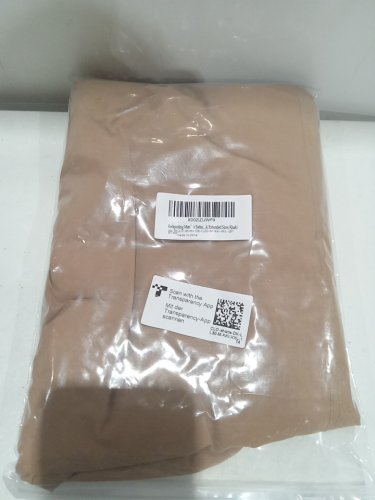 MEN'S SWIM TRUNKS with zipper pockets and liner - XXL - Khaki image 3