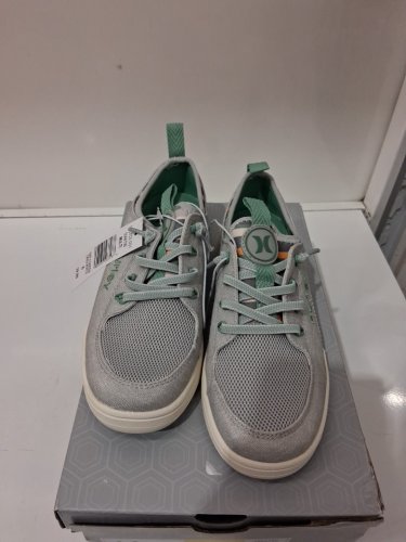 WOMEN'S Hurley Castaic Sneaker - SIZE 6 - grey/GREEN (STYLE: 5566709) image 2