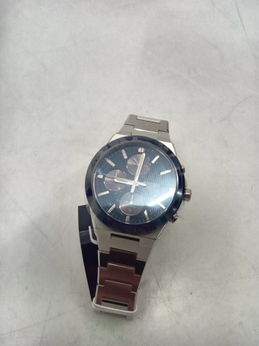 MENS CASIO Edifice Analog Chronograph Stainless Steel Blue Dial Solar WATCH - 40MM - STAINLESS STEEL (MODEL:EFS-S650D-2A) image 3