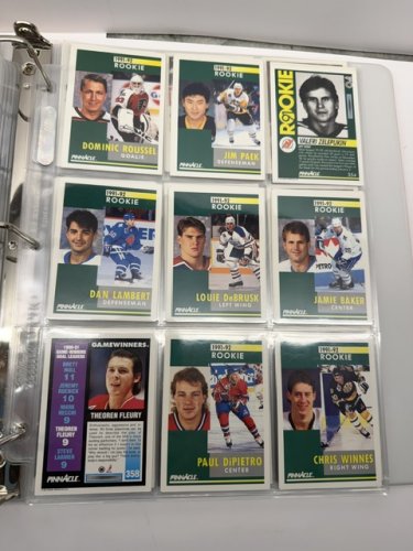 400+ APPROX ASSSTD PINNACLE 1991 HOCKEY NHL CARDS image 15