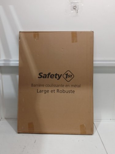 SAFETY 1ST WIDE AND STURDY METAL SLIDING GATE - EXPANDS 40" to 60" x 26.5" - WHITE (MODEL: GA089CDEC1ZQ) image 2