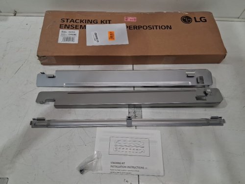 LG Electronics Laundry Front Load Stacking Kit - 27'' - chrome (Model: KSTK4) image 2