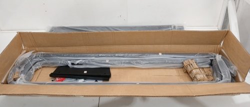 Firewood Rack with Waterproof Cover - 12FT x 4FT x 14" - 660lbs Cap - black (model:CJODB012FT) image 4