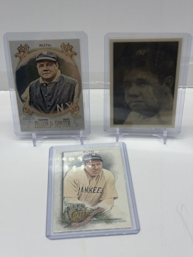 3 ASSTD BABE RUTH BASEBALL CARDS image 9