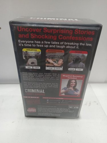 CRIMINAL CONFESSIONS party game - Where You Interrogate Friends to Uncover Surprising Stories of Petty Crime image 5