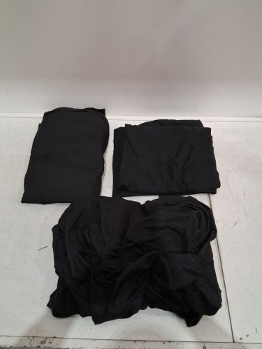 7PC Oeko Tex Soft comforter Set with Pillowcases - King - Black image 5