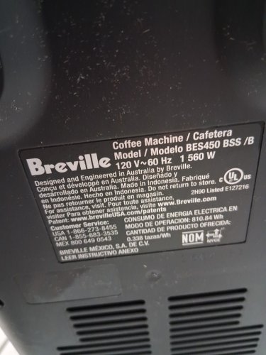 BREVILLE THE BAMBINO COMPACT ESPRESSO MAKER - STAINLESS STEEL (MODEL: BES450BSS) image 4